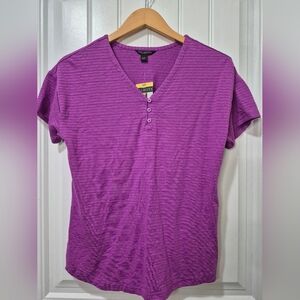 Womens Talbots Purple T Shirt Size Small New With Tags
